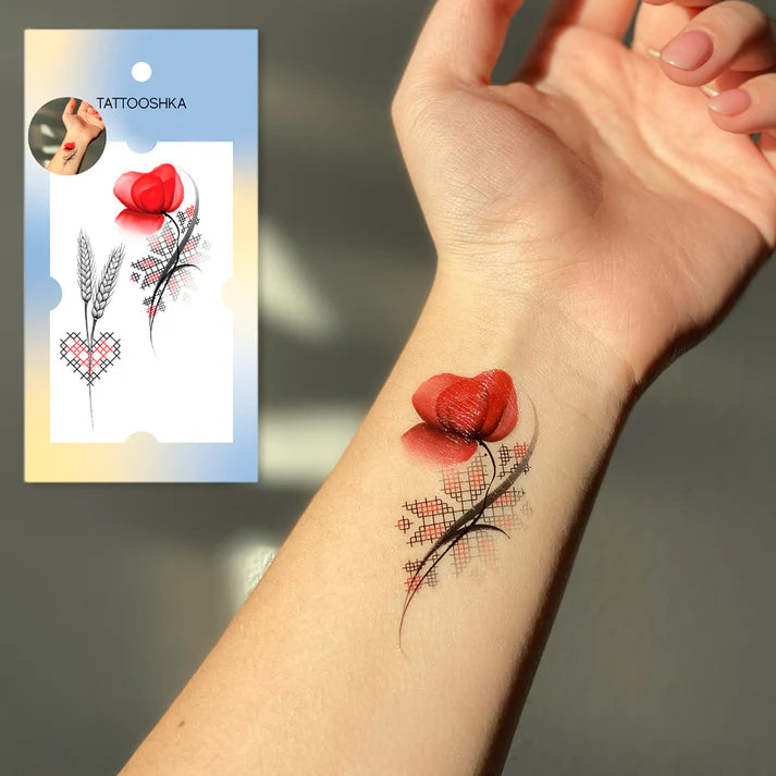 Ukrainian poppy with embroidery (SP-56)