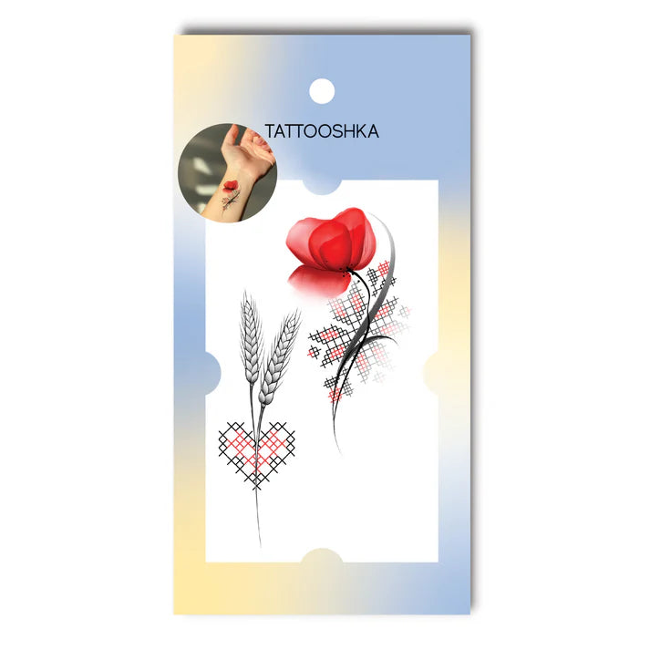 Ukrainian poppy with embroidery (SP-56)