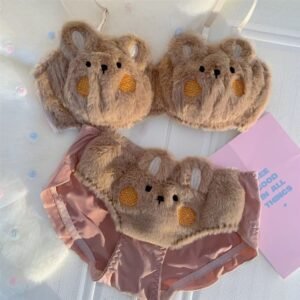 Fluffy Bra Set