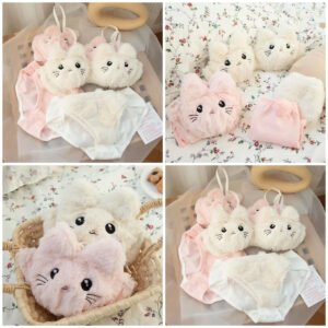 New Year’s Sale Bear Fluff Bra set