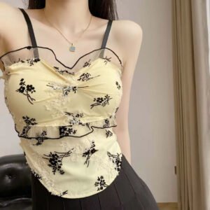 New Arrival Floral Print Light Padded Camisole