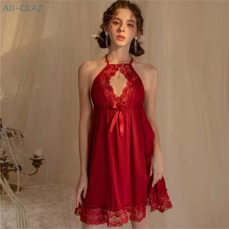 Basic Neck Garter Lingerie - Image 3