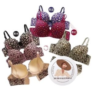 PRINTED SINGLE PADDED WIRE BRA
