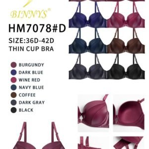 Binnys LATHER padded wire Bra