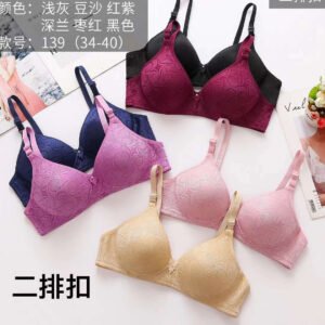 Breathable Non wire Thin padded Bra (Pack of 2)