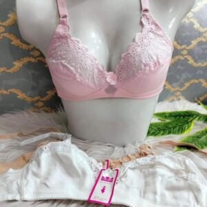 Galaxy Soft Cotton With Half Net Lace with adjustable strap